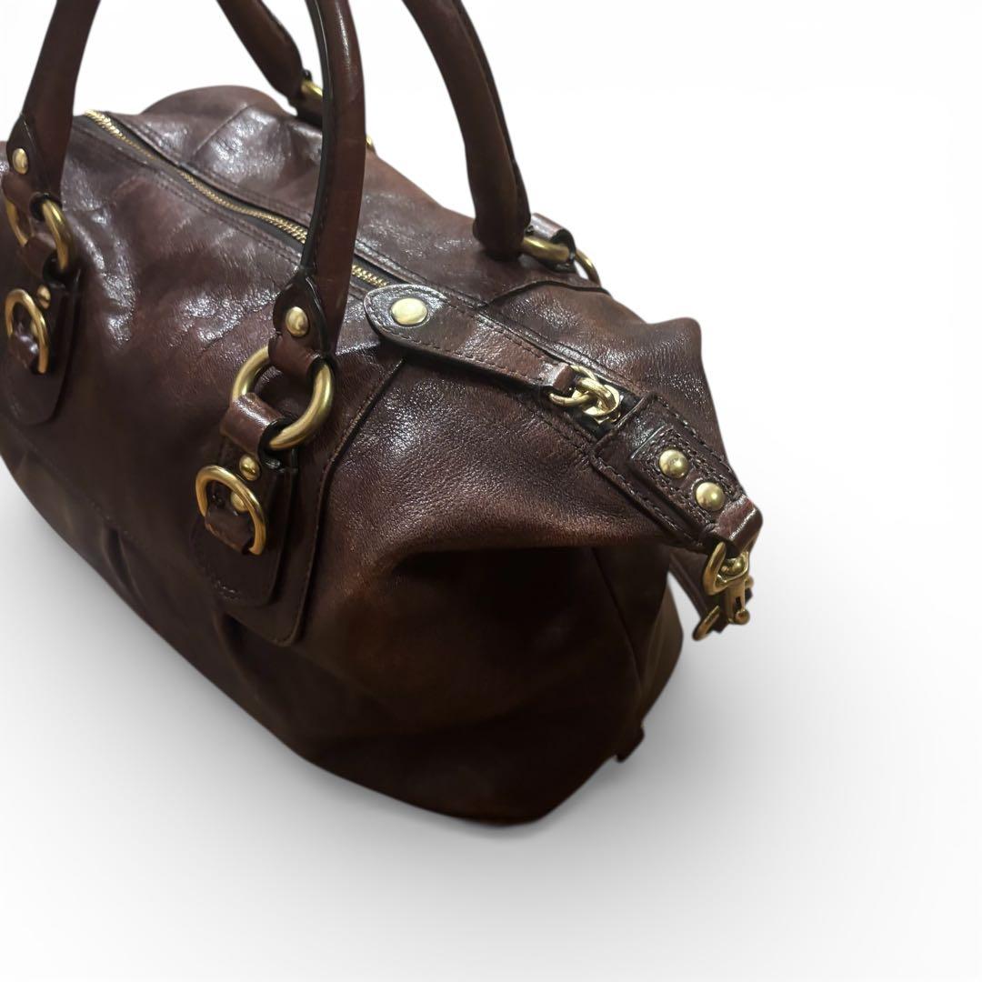 希少✨y2k OLD COACH オールドコーチ ブラウン 2way