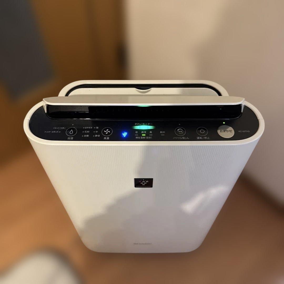 SHARP 加湿空気清浄機 KC-50TH3-W 2021年製 分解清掃済み