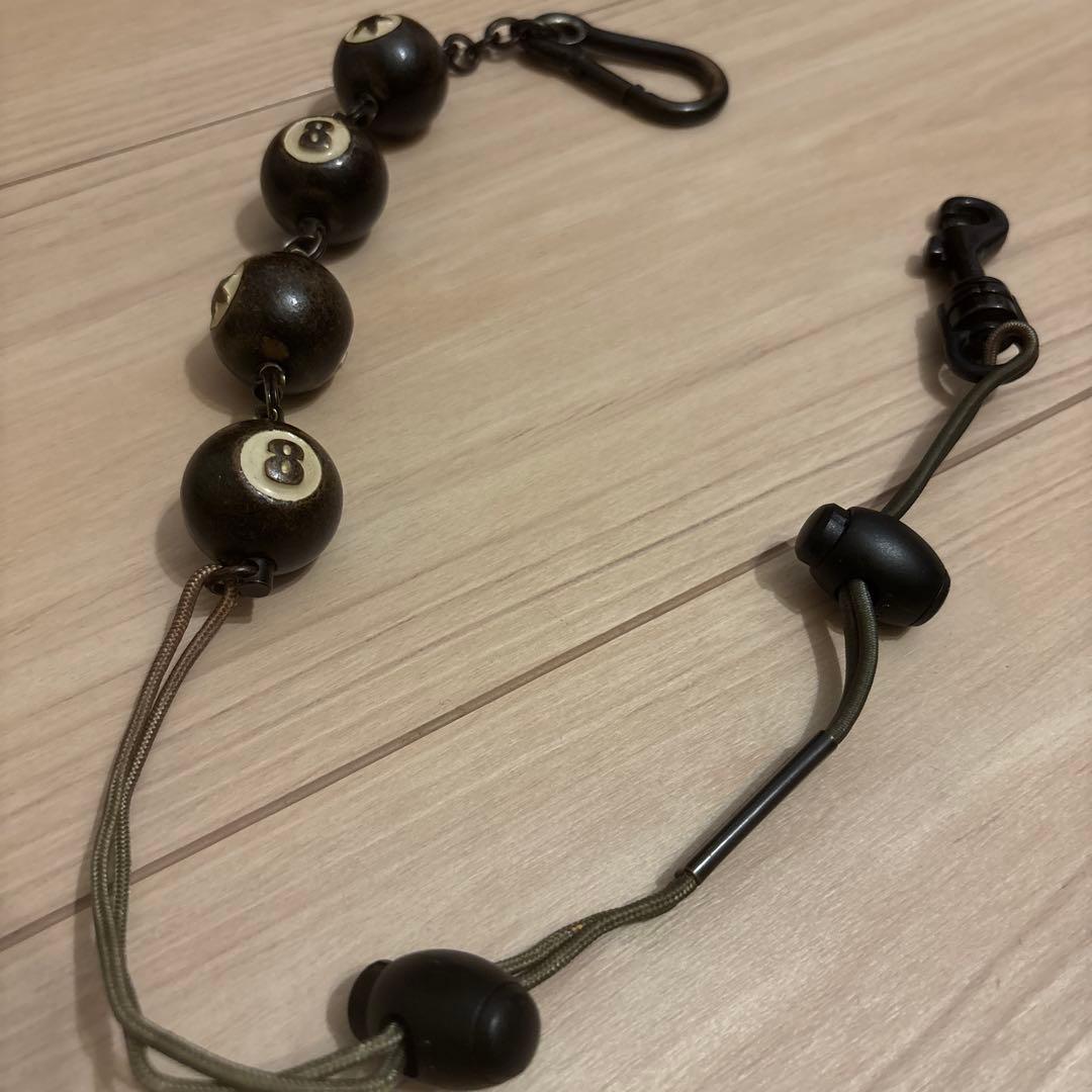 【名作】 スワイプオンザクワイエット ウォレットチェーン 8ボール SOTQ