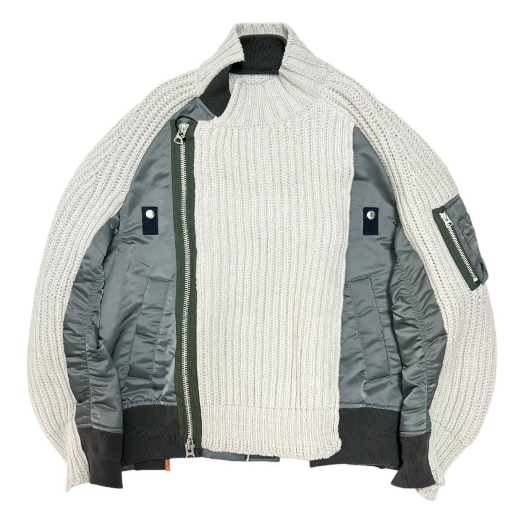 T*M様 sacai　22AW Docking Knit Jacket