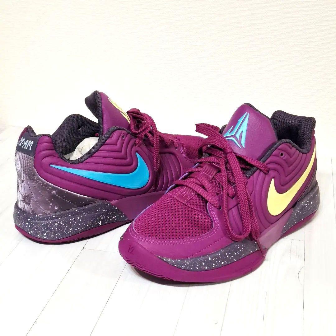 新品未使用 バスケットボールシューズ パープル NIKE JA2EP 24cm