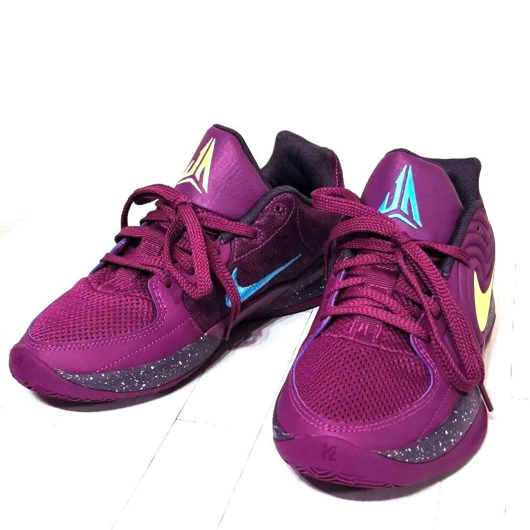 新品未使用 バスケットボールシューズ パープル NIKE JA2EP 24cm
