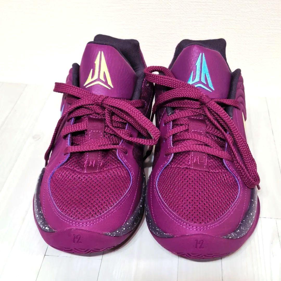 新品未使用 バスケットボールシューズ パープル NIKE JA2EP 24cm