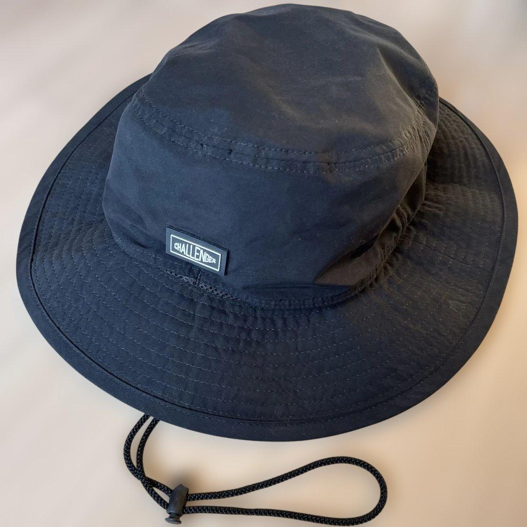 【CHALLENGER】BEACH BUCKET HAT黒　ビーチバケットハット