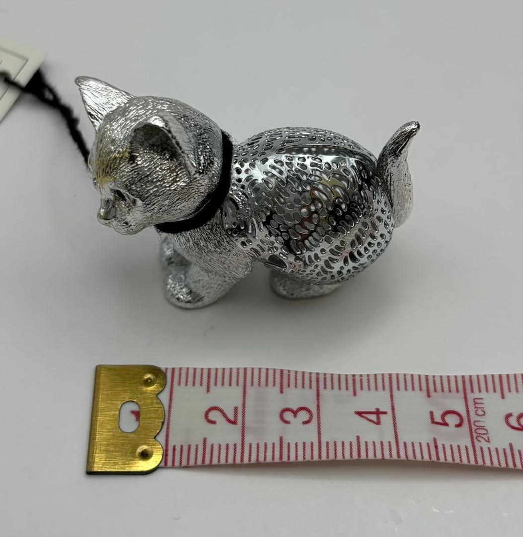 Christofle クリストフル フィギュリン 子猫 透かし 箱付