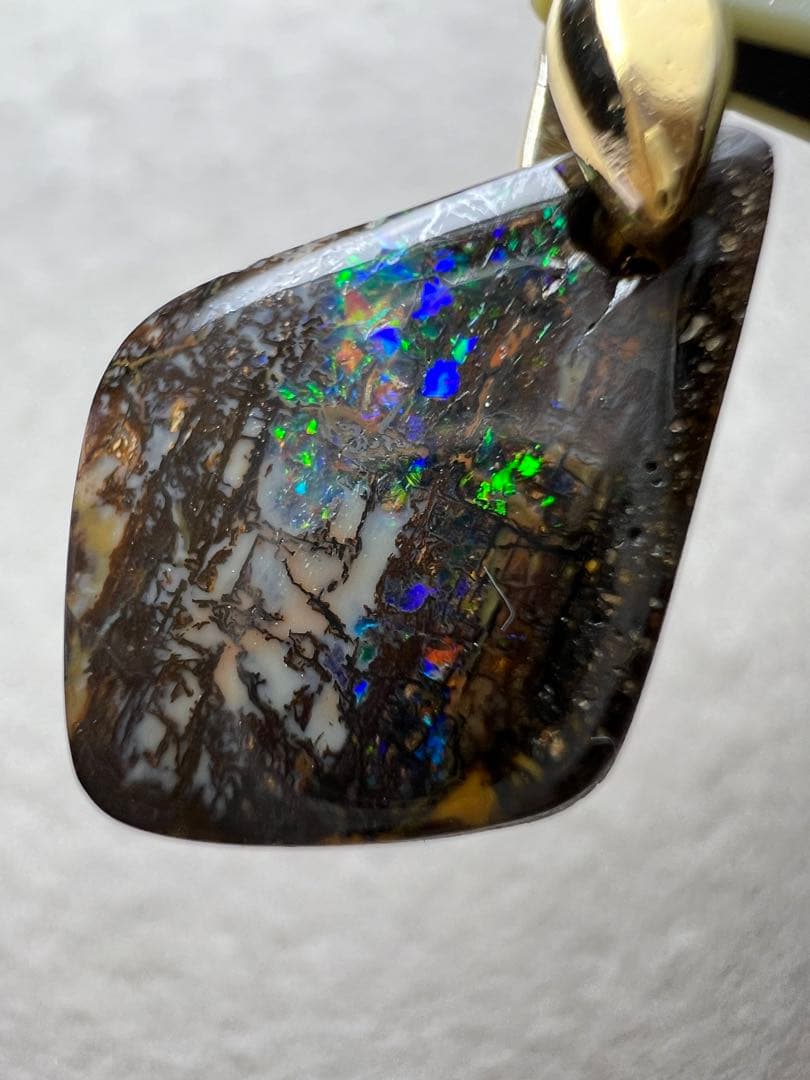 ウッドオパール　ペンダントトップ