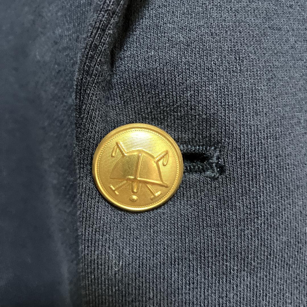 ラルフローレンスウェットテーラードジャケット金釦レディーストレーナー紺ブレザー