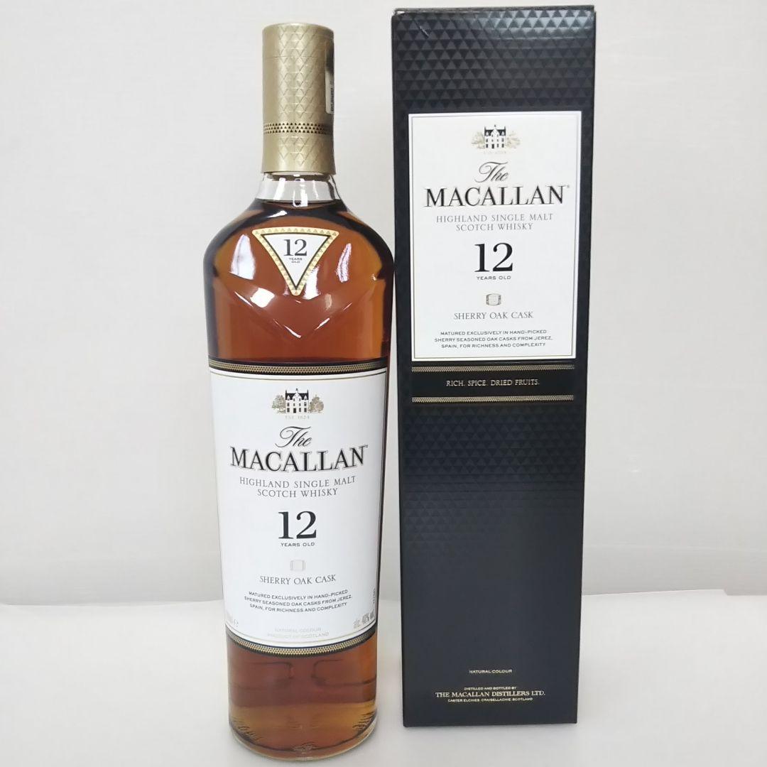 未開栓 マッカラン 12年 シェリーオークカスク 700ml 40%