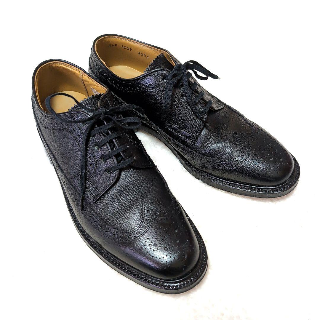 ✧美品【リーガル】インペリアルグレード2235　ウィングチップ黒　25.5EE