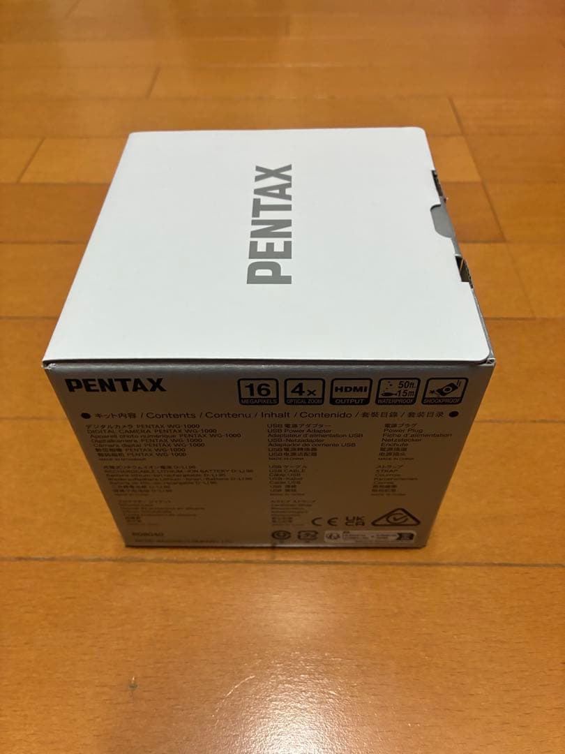 最終値下げ　新品未開封　一年保証付　PENTAX WG-1000