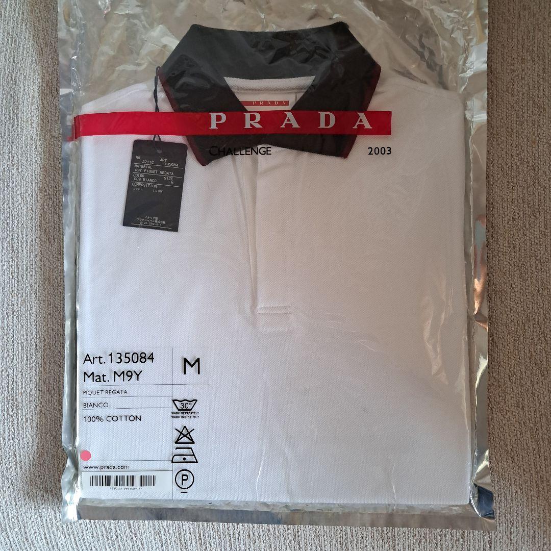 新品未使用　プラダスポーツ　ポロシャツ M