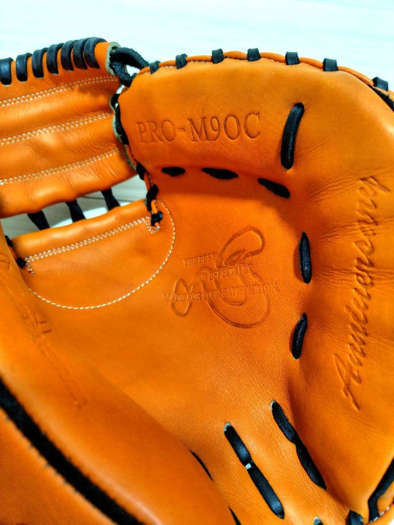 【美品】ハタケヤマ　40周年限定　軟式グローブ キャッチャーミット