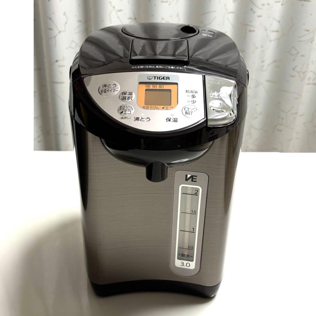 TIGER　蒸気レスVE電気まほうびんPIW-Ａ300 23年製