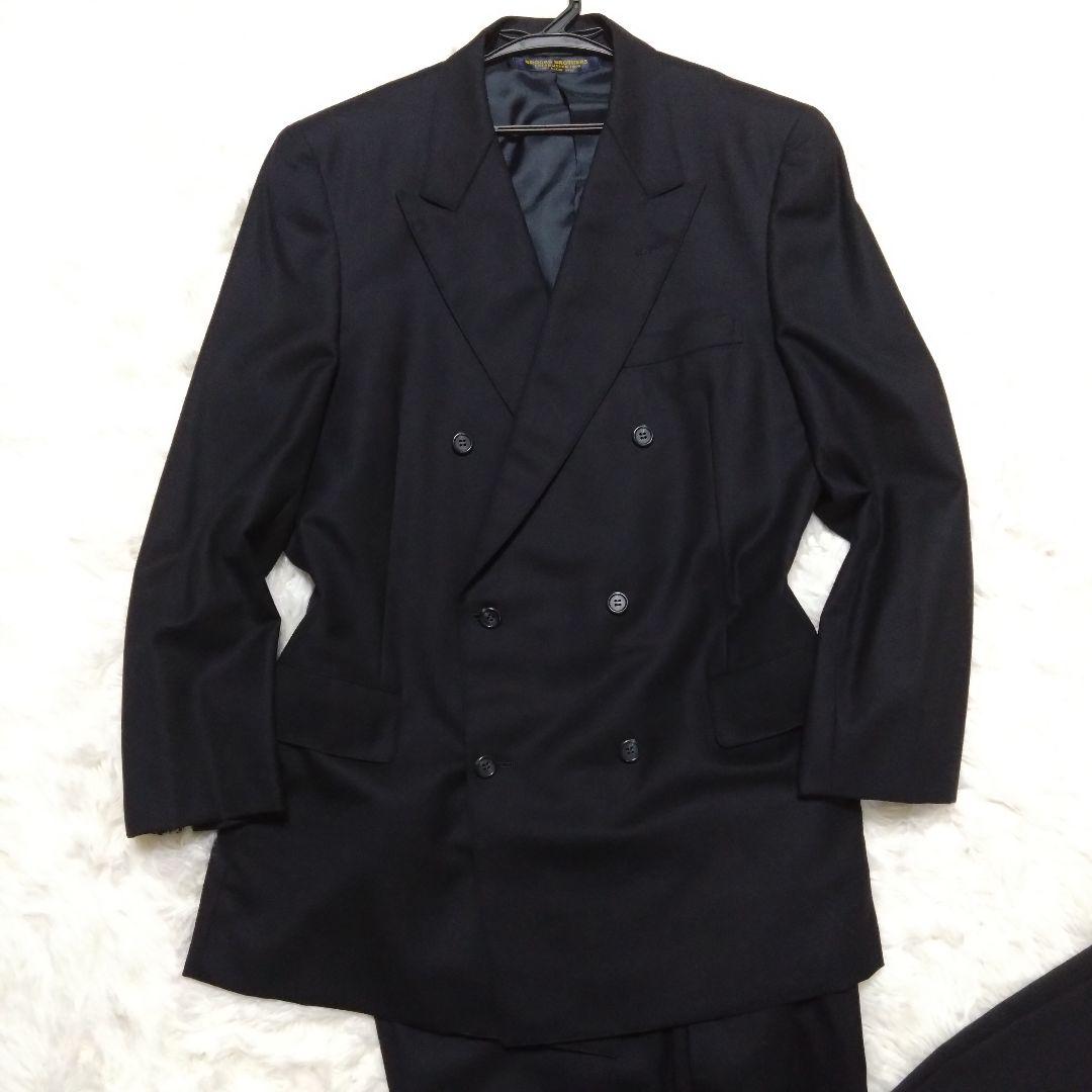 極美品 ブルックスブラザーズ セットアップスーツ ダブル XLサイズ ネイビー