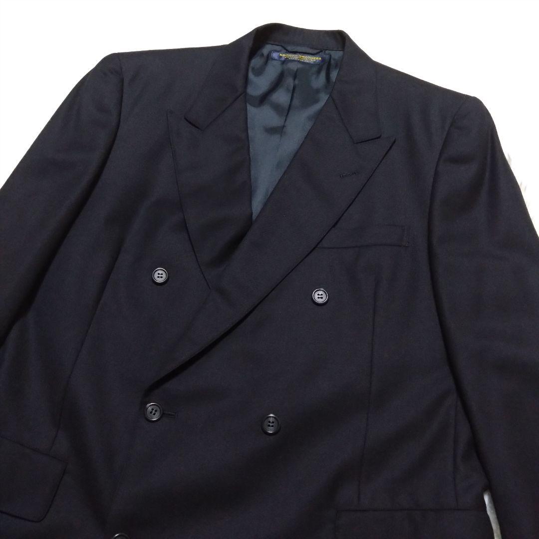 極美品 ブルックスブラザーズ セットアップスーツ ダブル XLサイズ ネイビー