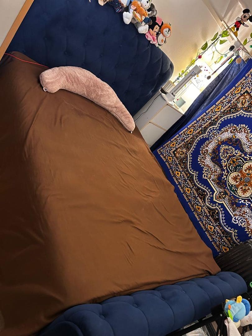 クイーンサイズのベッド