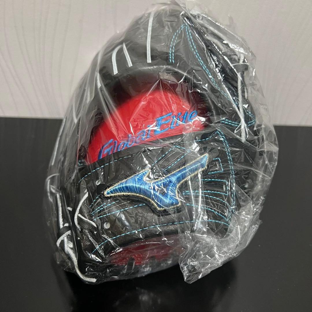 ※ ミズノ軟式グローブ 上林型 外野手用 18N 1AJGR25307 ブラック