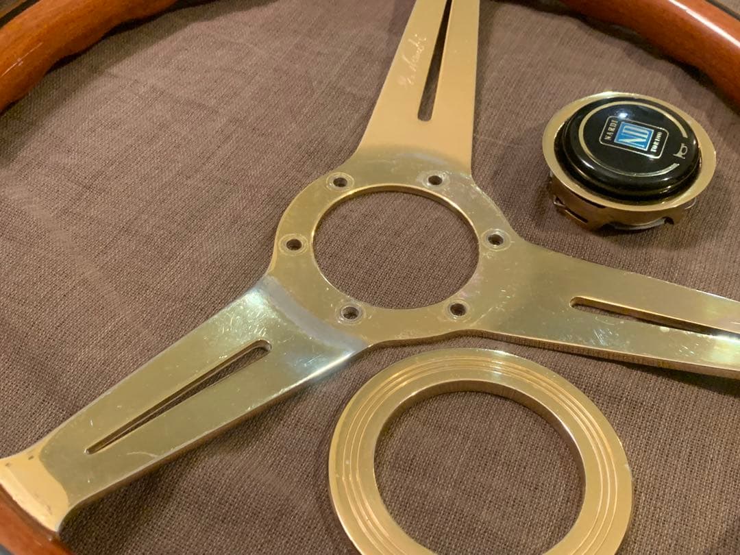 NARDI Classic ナルディ　クラシック　ウッド　ゴールド　ステアリング