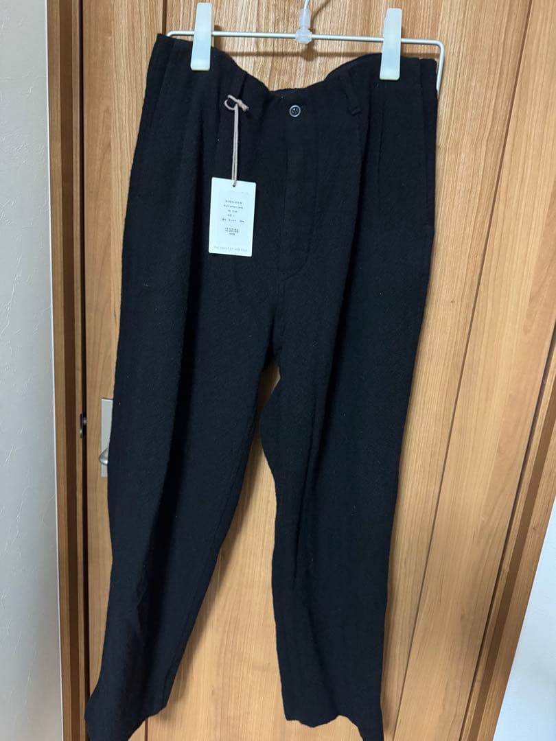 最終値下げ 24aw HERILL Rigid cashmere Pants