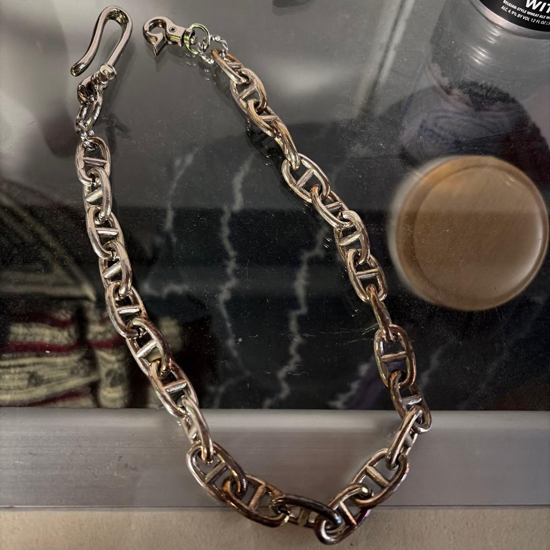 小物 Silver Heavy Anchor Link Wallet Chain