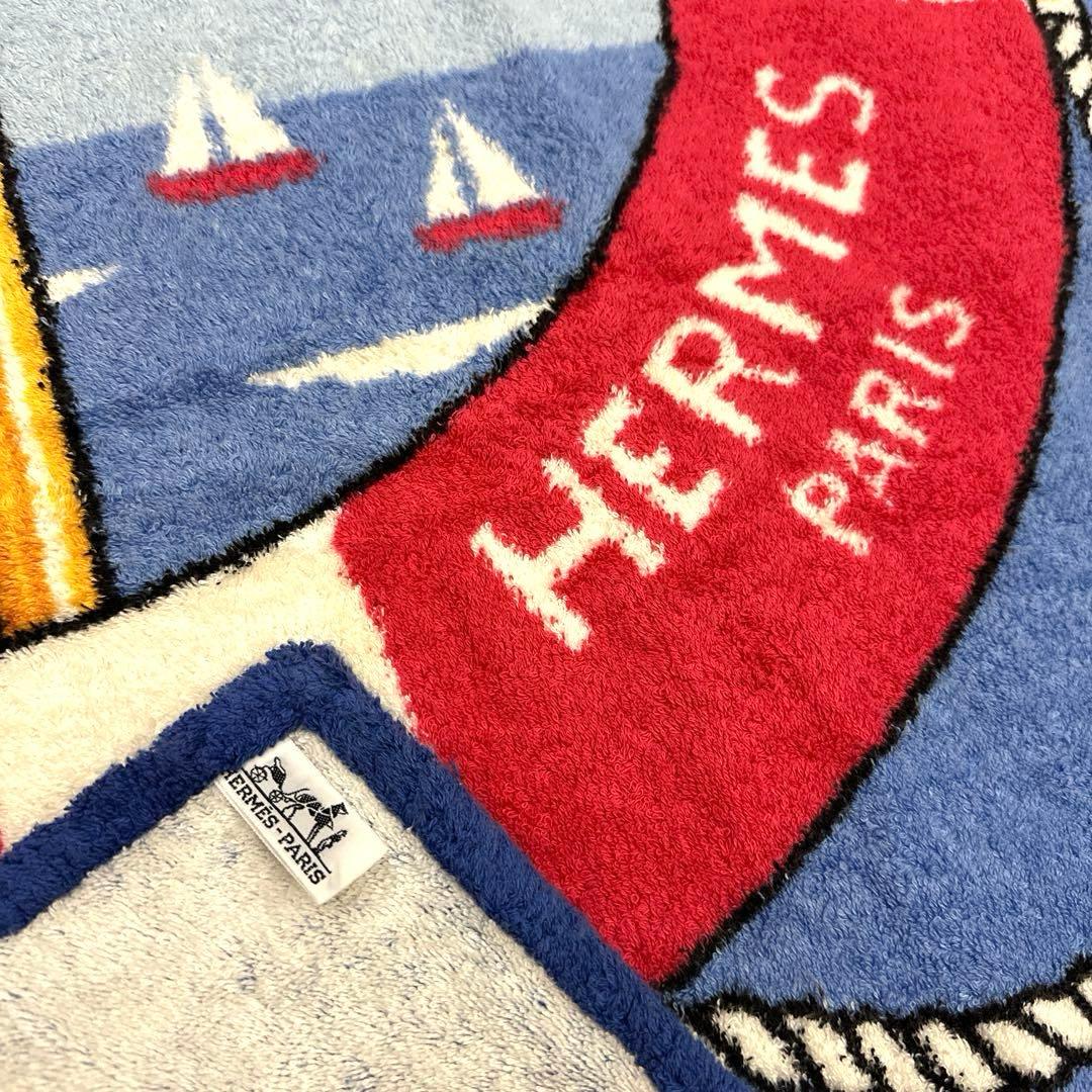 エルメスHERMESラグ　ビーチマット　タオル