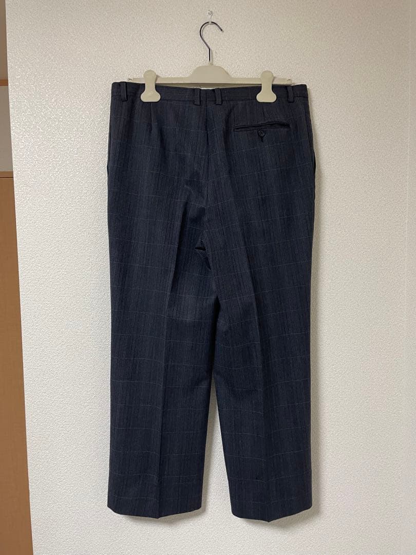 y*a様 【VALENTINO】ワイドスラックス　グレンプレイド　ヴィンテージ