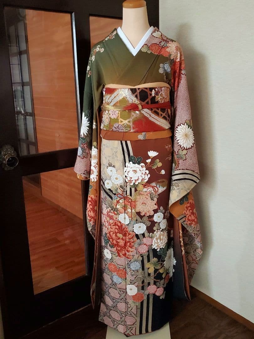 【1/12終了＊フルセット】振袖　袋帯　帯揚げ　帯締め　トールサイズ　お直し無料