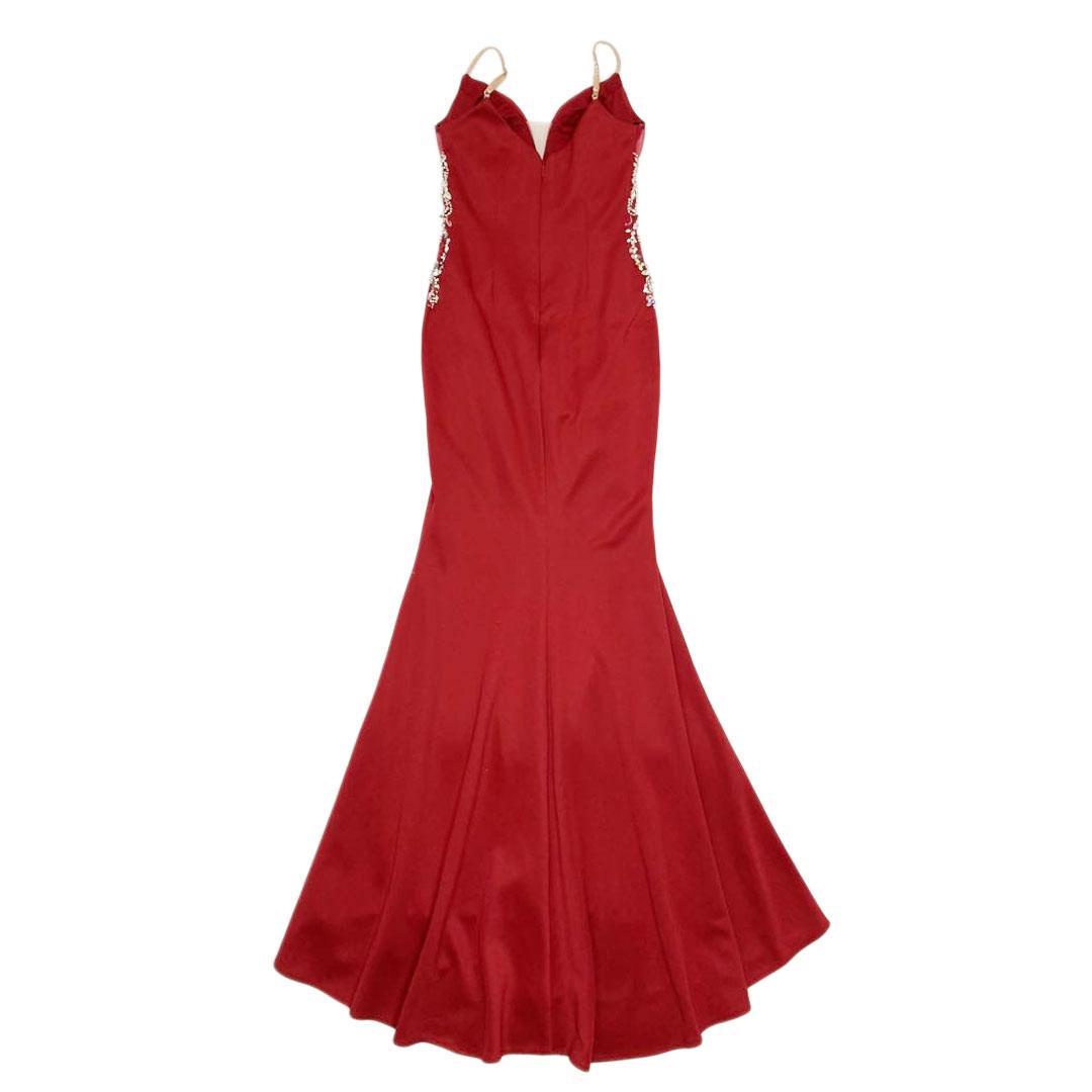 AngelR エンジェルアール ラグジュアリーウエストビジュータイトロングドレス