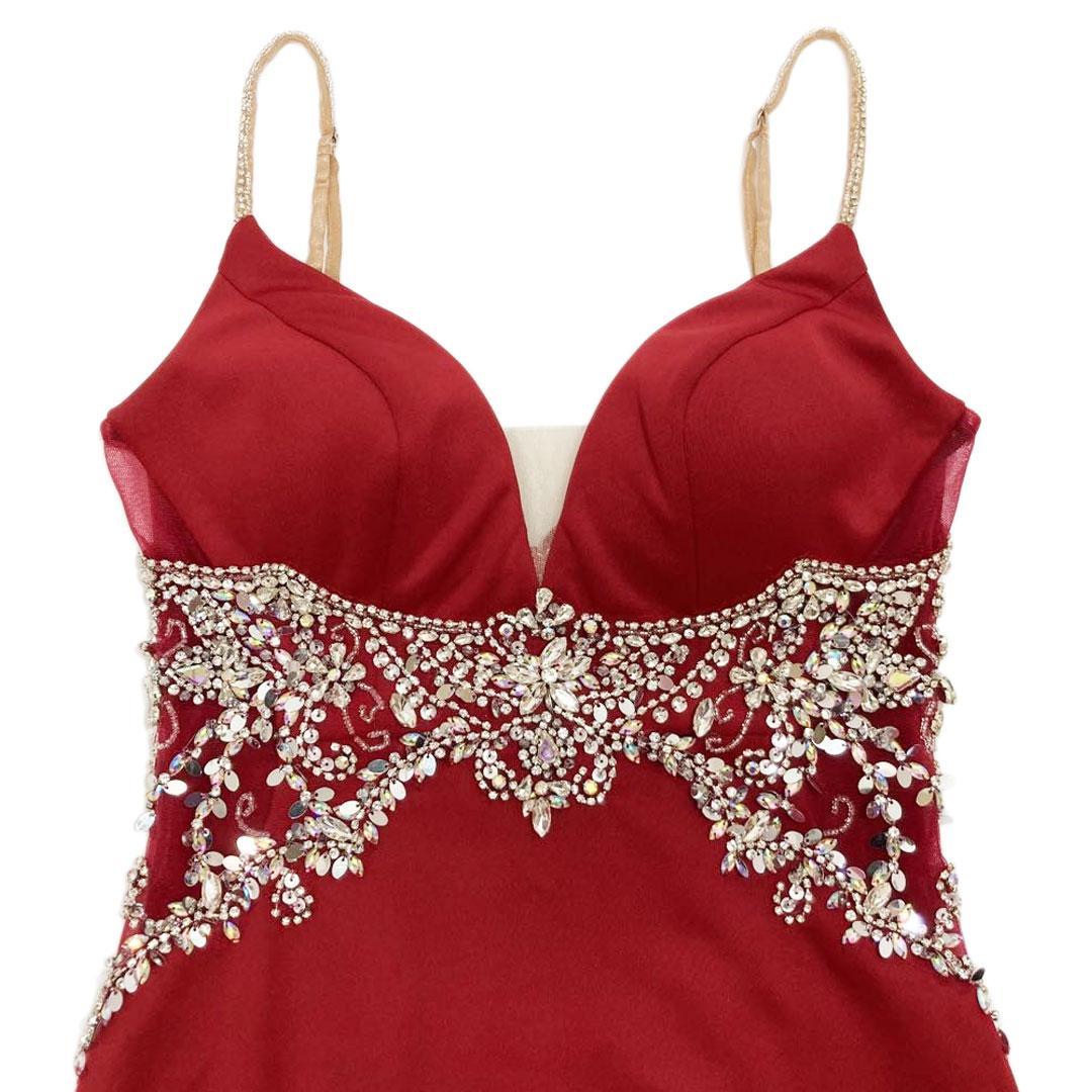 AngelR エンジェルアール ラグジュアリーウエストビジュータイトロングドレス