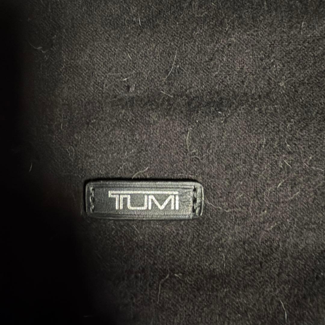 TUMI 黒 レザー ビジネスバッグ