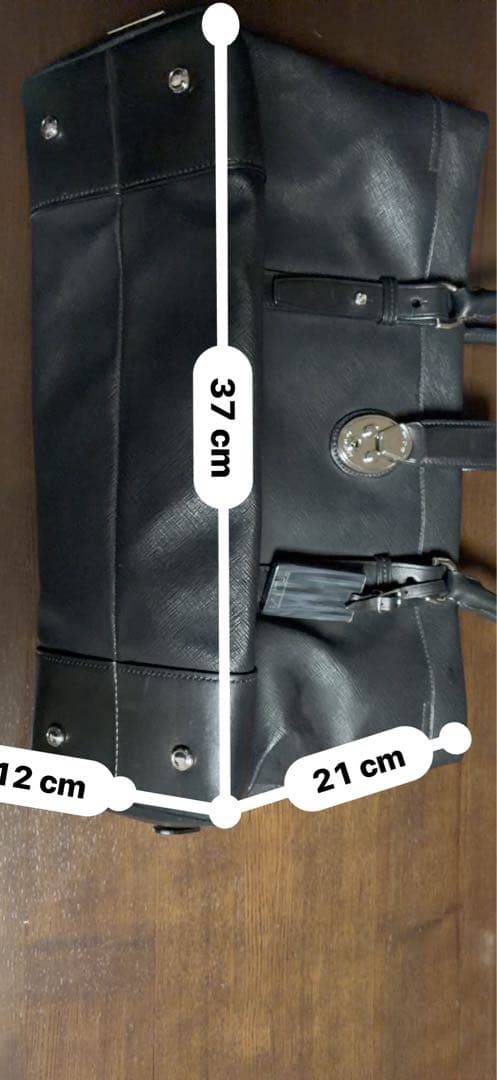 TUMI 黒 レザー ビジネスバッグ