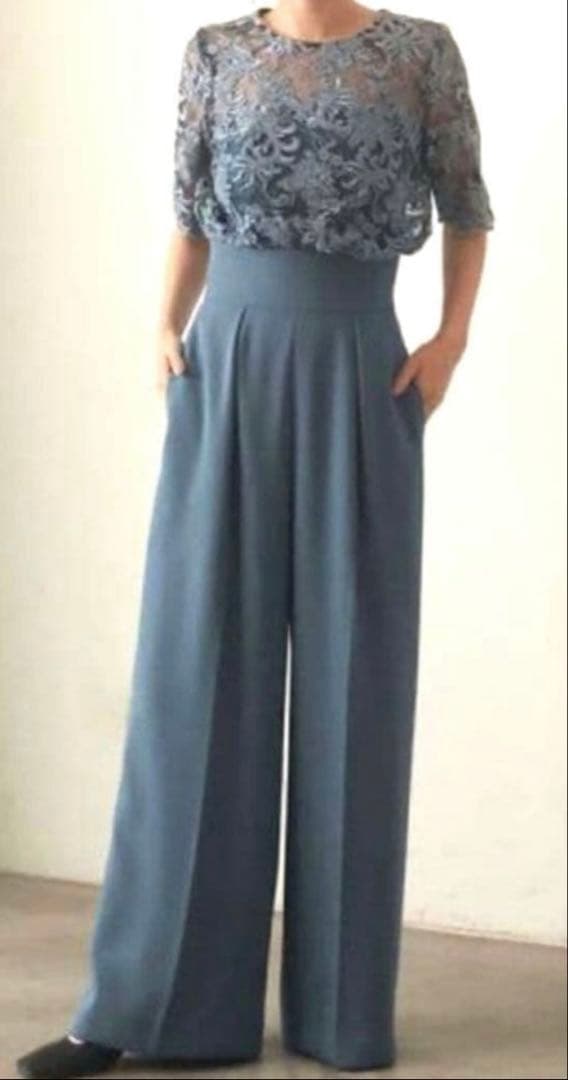 【即日発送】LAGUNAMOON LADY オーバーレースワイド パンツドレス