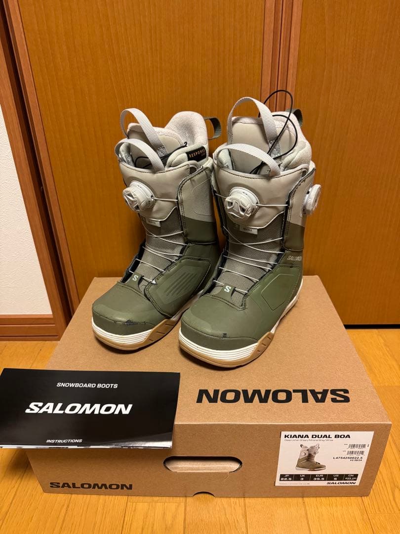 SALOMON Kiana Dual Boa 22.5cm レディース　キッズ