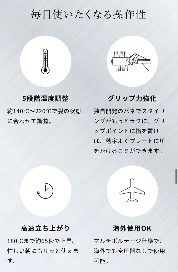 ReFa リファパワーストレートアイロンプロ