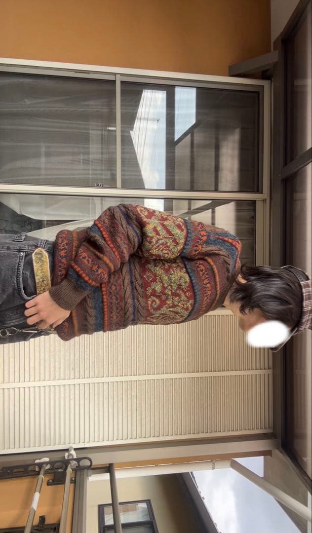 90s古着 柄ニット gx1000 quasi yardsale dime