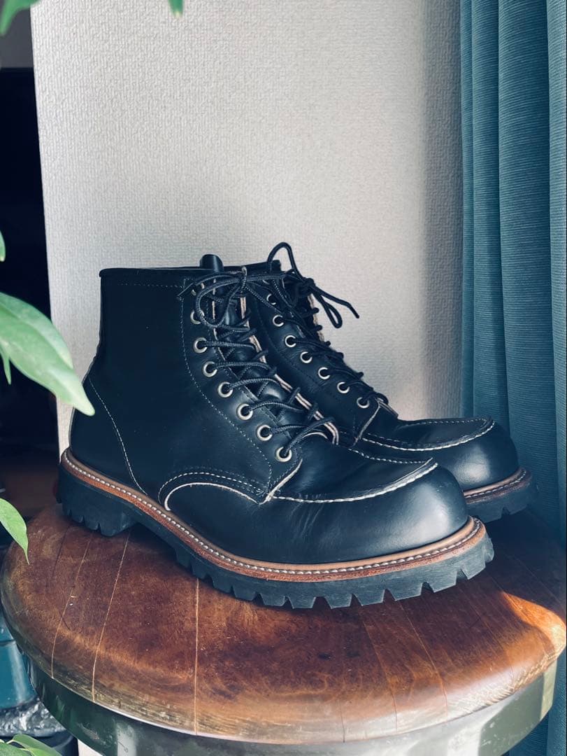 美品98年 アイリッシュセッター レッドウィング8136 10D 刺繍羽タグ