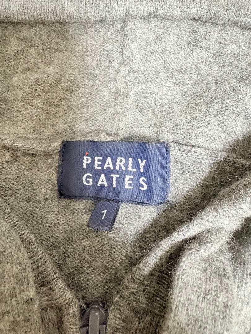パーリーゲイツ　カシミア　ジップパーカー　 サイズ1