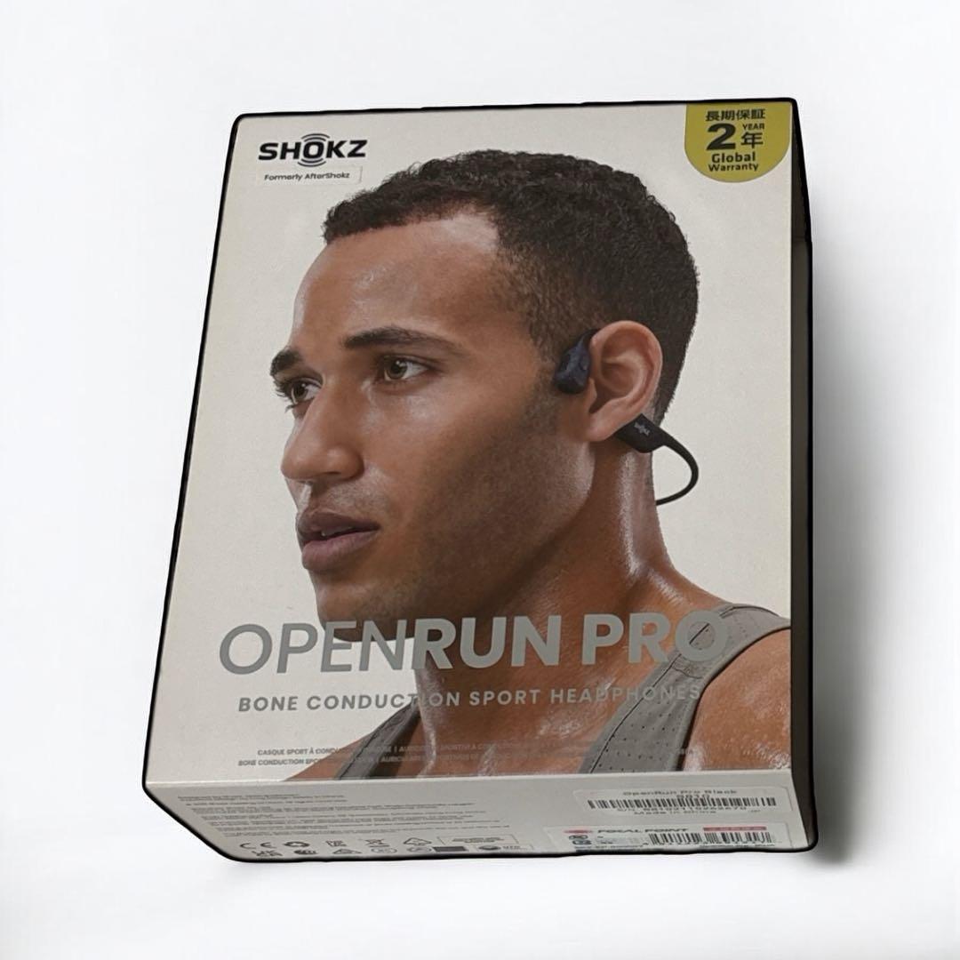 【極美品】SHOKZ OPENRUN PRO 骨伝導イヤホン ワイヤレスイヤホン