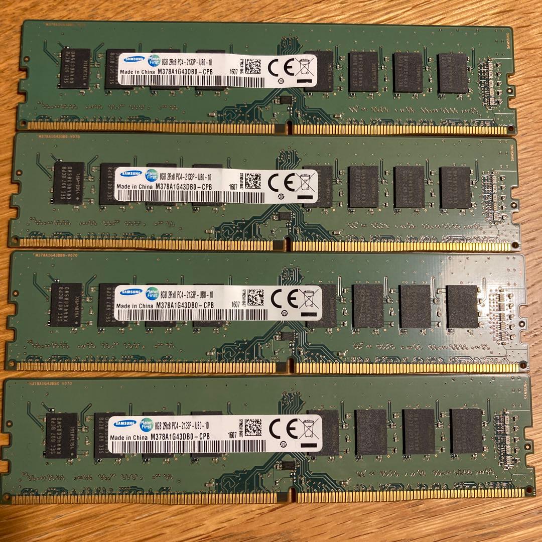 Samsung DDR4 32GB(8GB×4)