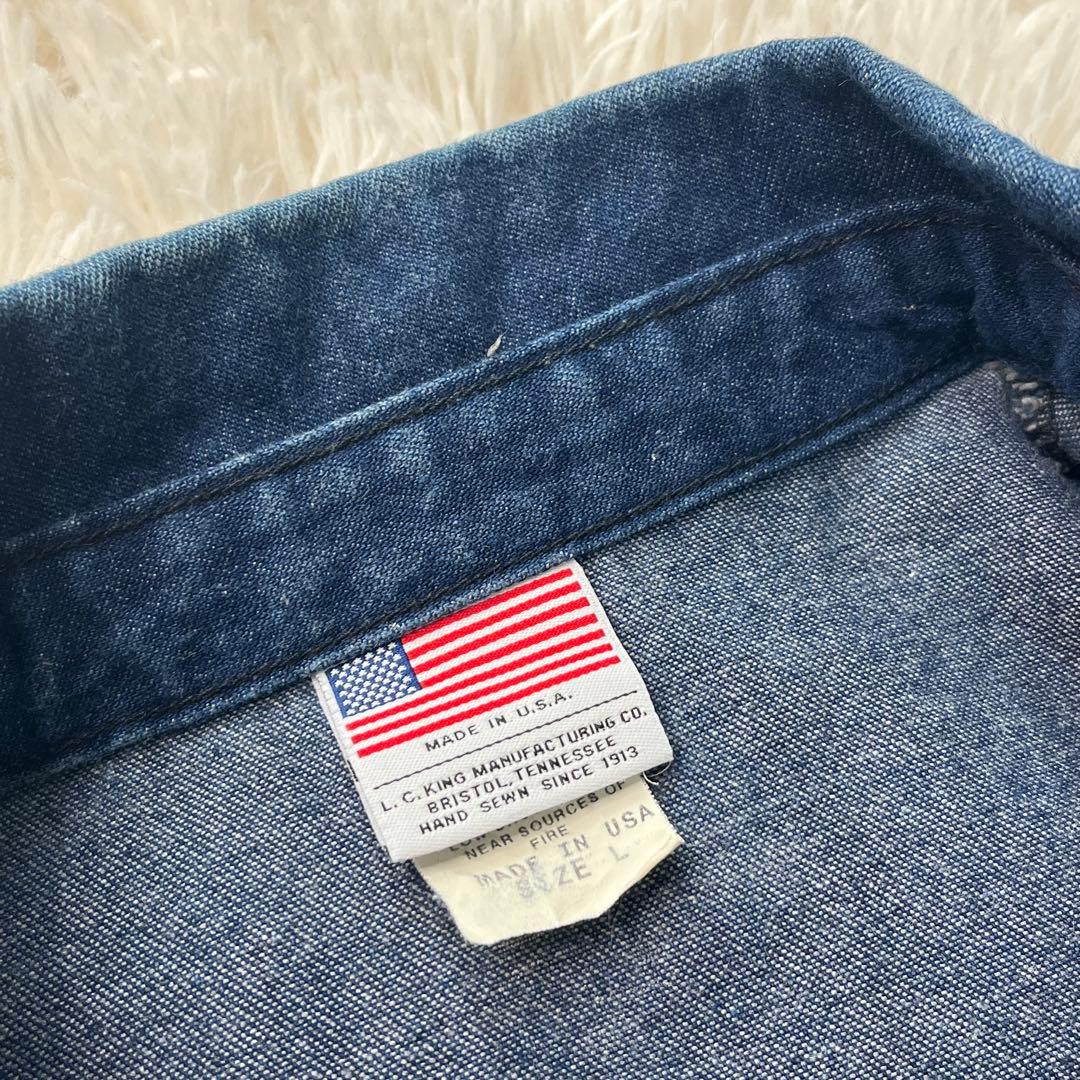 POINTER BRAND Denim Cover Ralls USA製 L