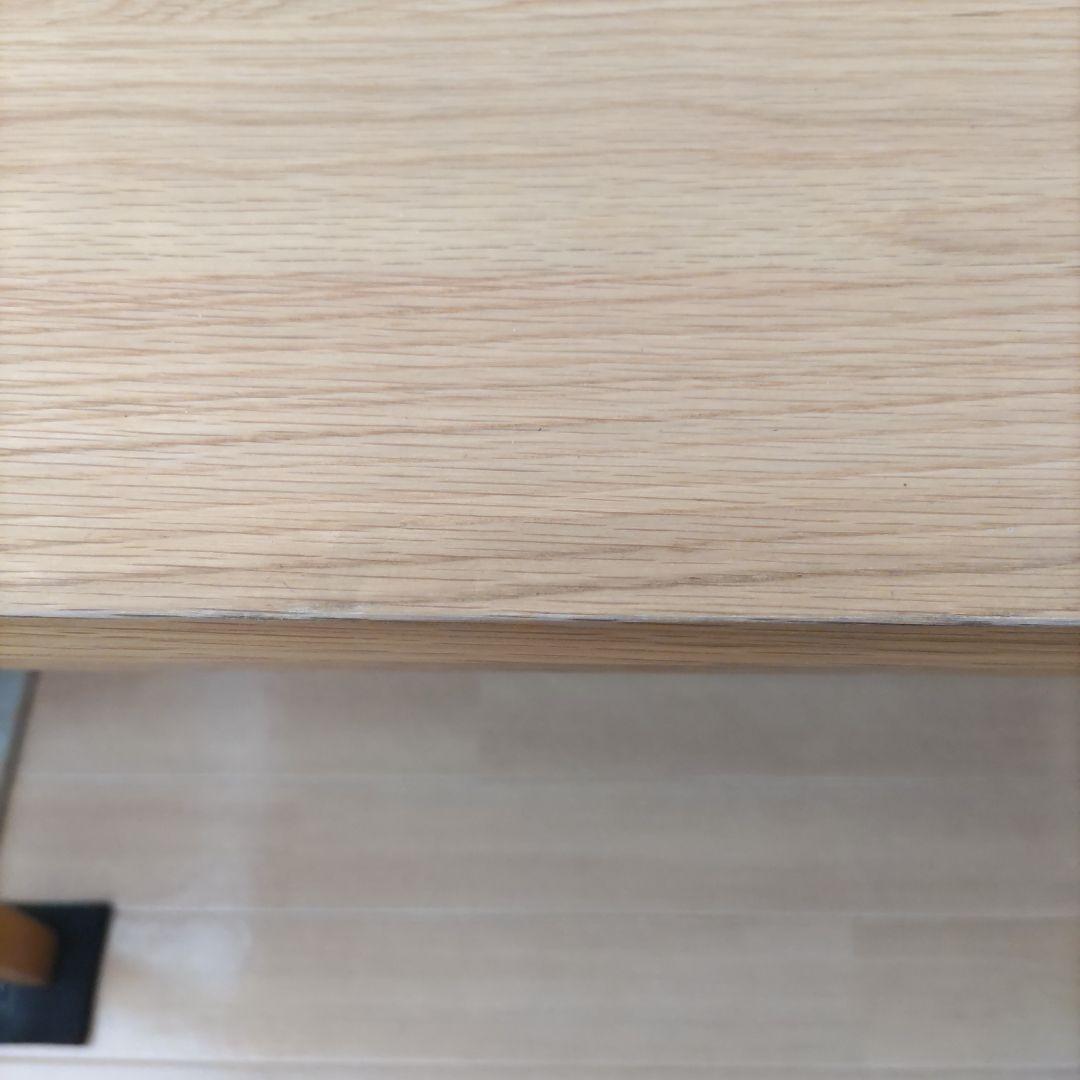 無印良品　デスク　勉強机　オーク材