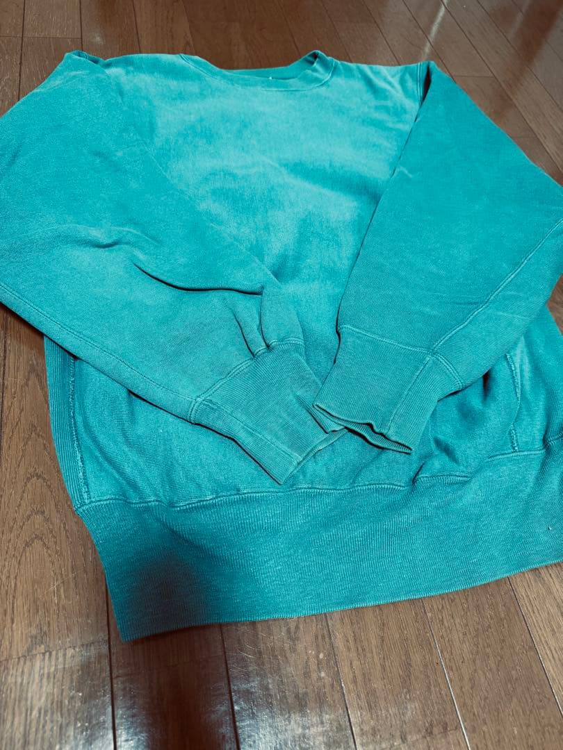 rererere　チャンピオン　リバースウィーブ 90s ターコイズブルー