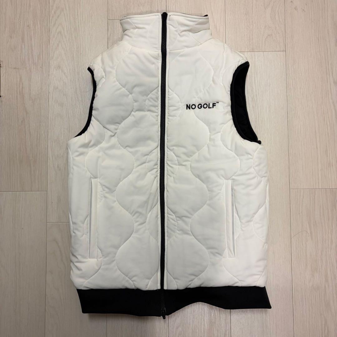 NO GOLF CLUBHAUS フード付きダウンベスト 新品未使用