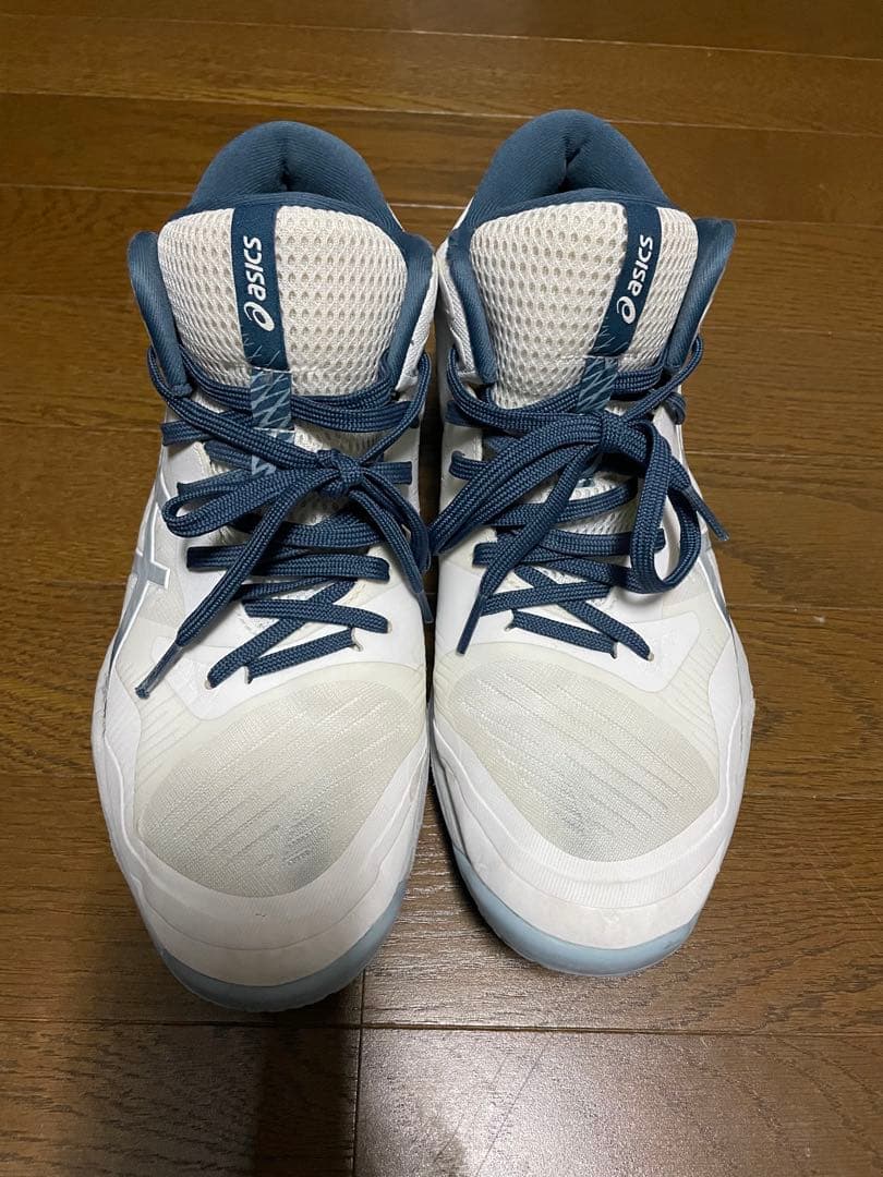 アシックスバレーボールシューズ スカイエリートFF3ホワイト/ブルー27.0cm