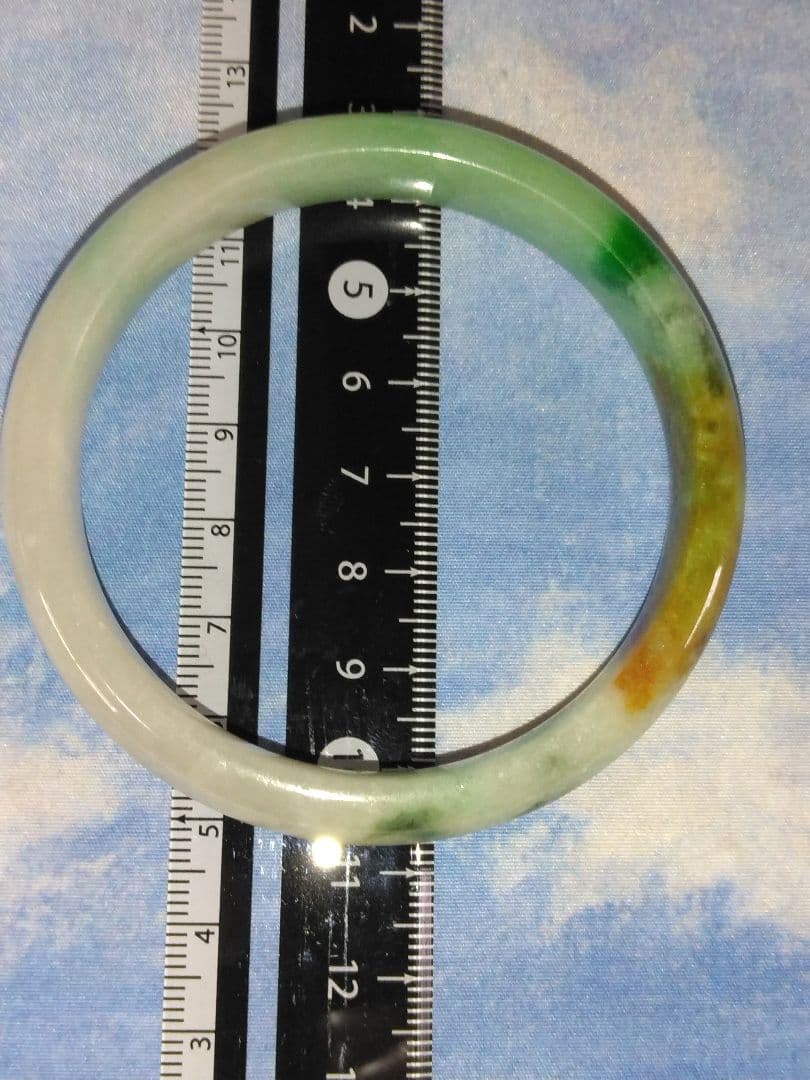 天然無加工　翡翠 バングル