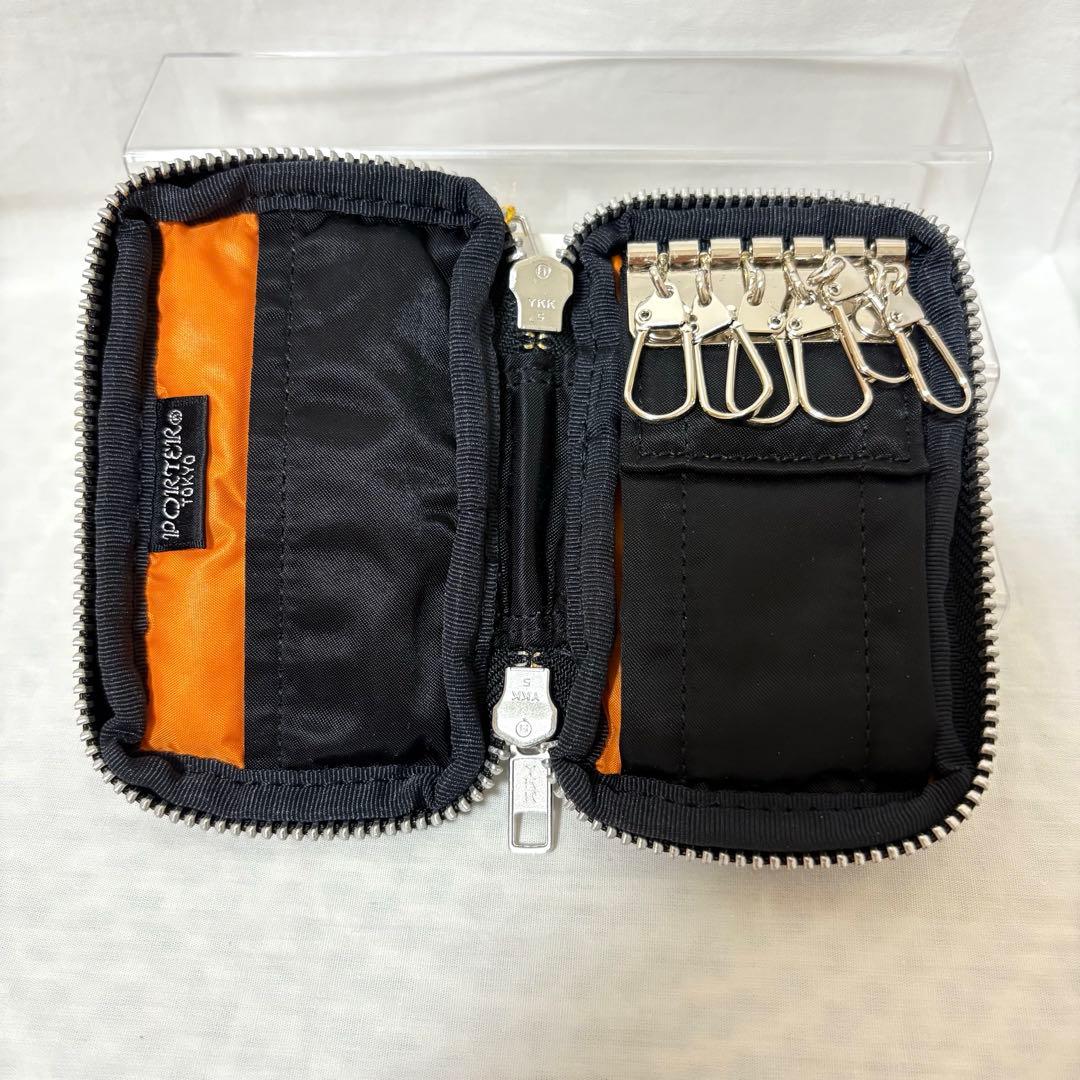 新品 ポーター タンカー 6連キーケース ブラック PORTER