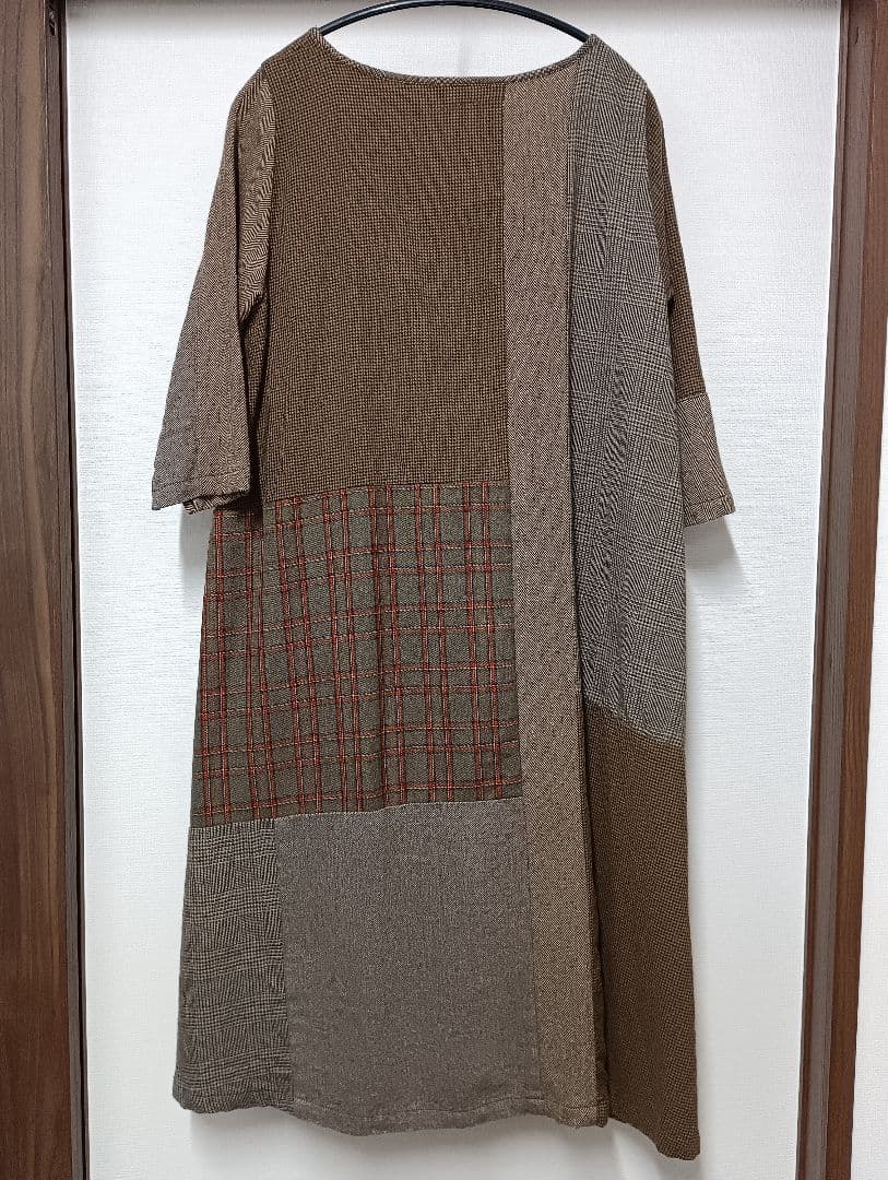 KAPITAL パッチワーク 五分袖チュニック