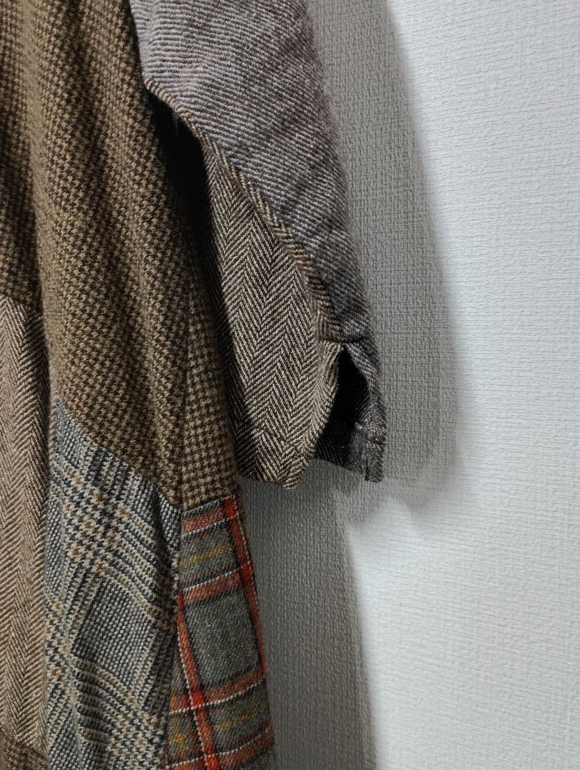 KAPITAL パッチワーク 五分袖チュニック