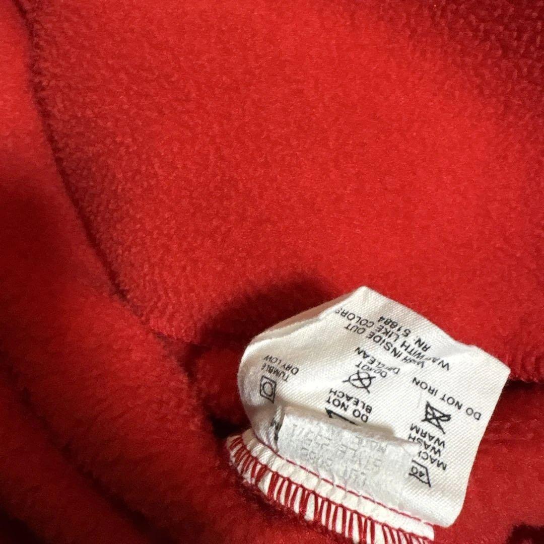 patagonia USA製　フリースベスト　シンチラ　赤　アメリカ製　古着