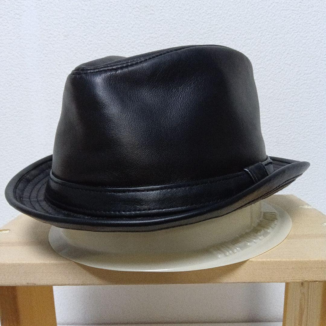 ☆NEWYORK.HAT／正規品ラムスキン.レザー未使用